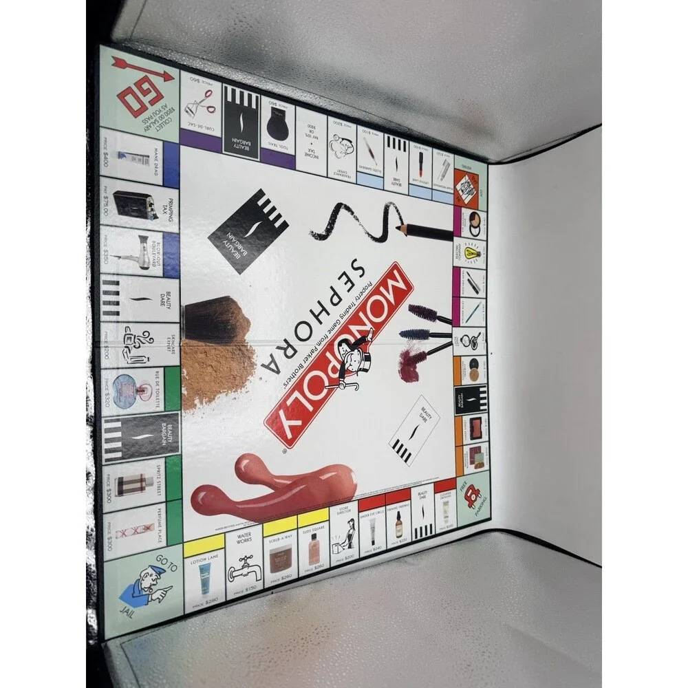 2006 Monopoly Sephora Edition Board Game The Beauty Authority Hasbro COMPLETED